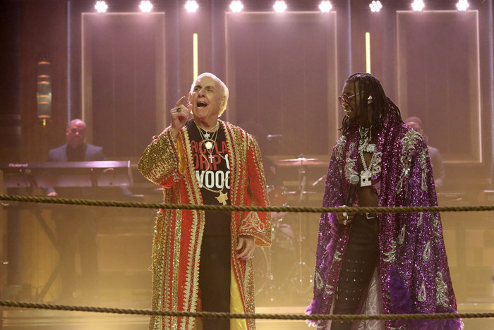 Offset & Metro Boomin’ Perform ‘Ric Flair Drip’ With Ric Flair On “The Tonight Show” [WATCH]