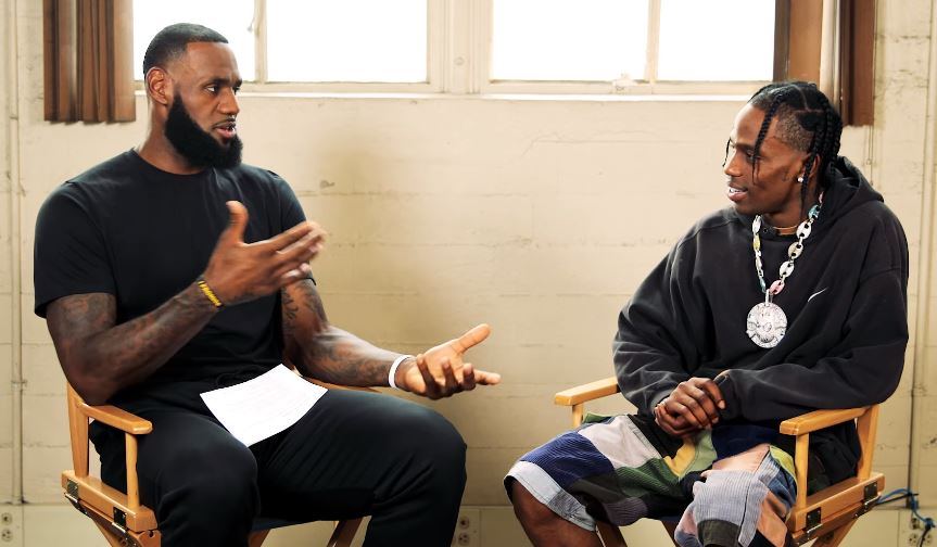 LeBron James Interviews Travis Scott [PEEP]