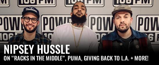 Nipsey Hussle Talks “Racks In The Middle,” New Music W/ YG & Meek Mill, Grammy Nominations & More [WATCH]