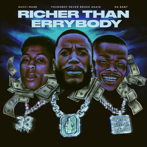 New Music: Gucci Mane Feat. DaBaby & NBA Youngboy – “Richer Than Errybody” [LISTEN]