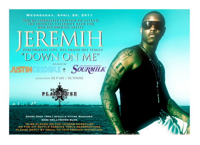 LA Event: Jeremih x LA Leakers @ Playhouse, Hollywood (Wed. 4/20)