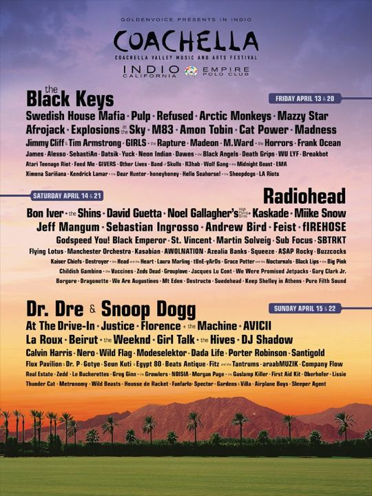 News: Coachella 2012 Lineup Announced