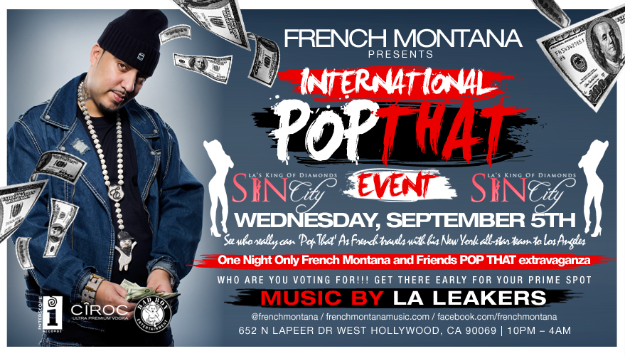 French Montana “Pop That” Party (Events)