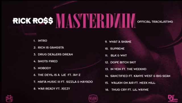 mastermind-tracklist