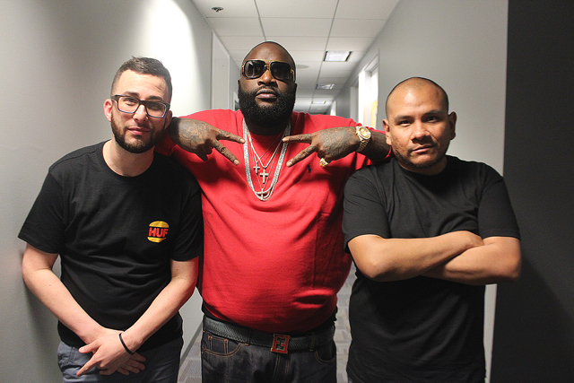 Rick Ross Stops By The #Liftoff w/ J Cruz & Justin Credible (Pictures)