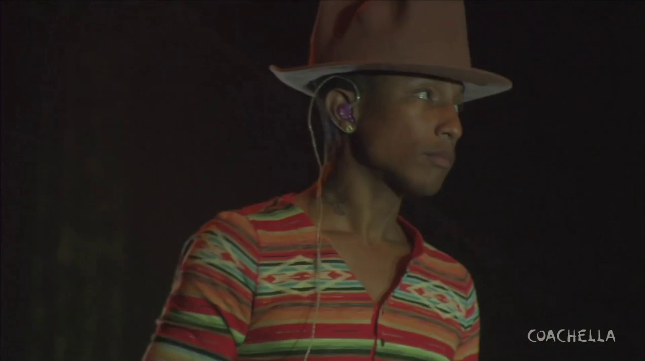 Pharrell Performs At Coachella (Video)