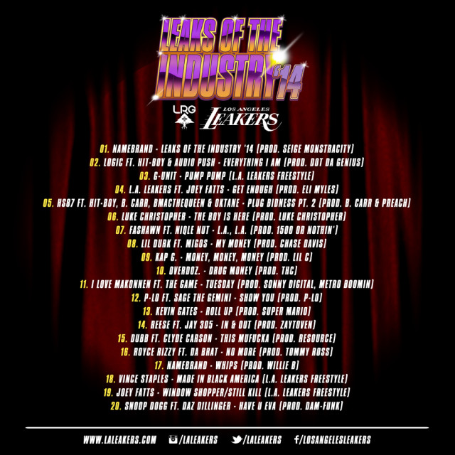 LEAKS14TRACKLIST