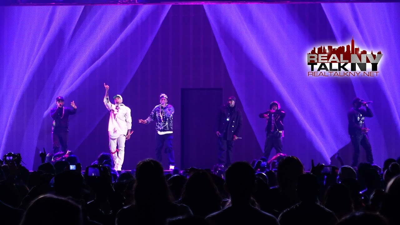 Chris Brown Brings Out 50 Cent & G-Unit At The #BetweenTheSheetsTour (Video)