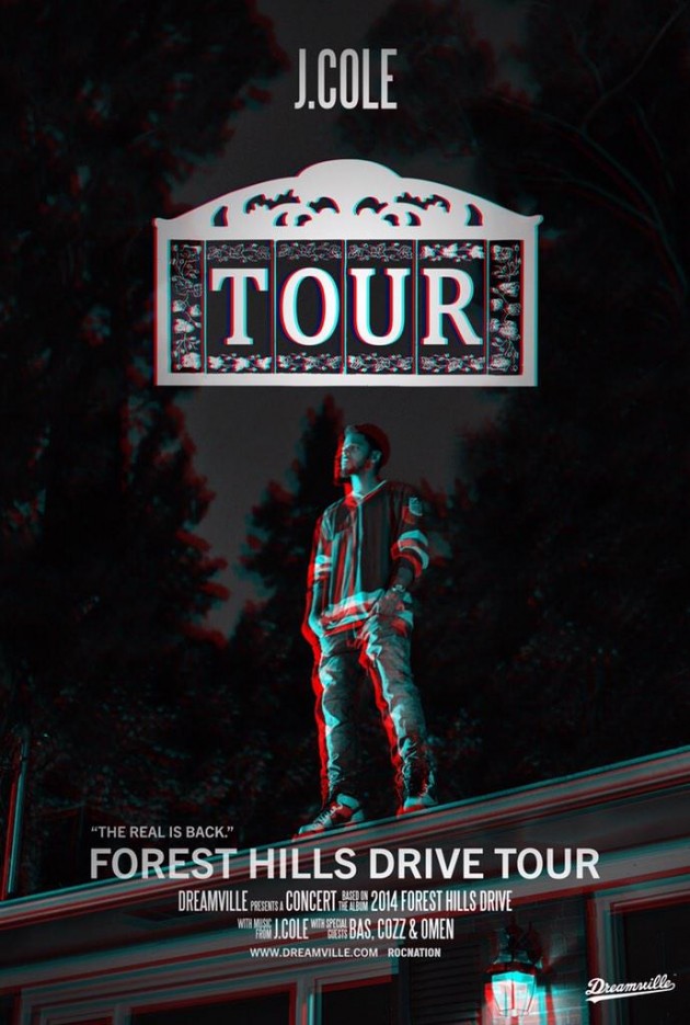 J.Cole ‘Forest Hills Drive’ Tour Dates (News)