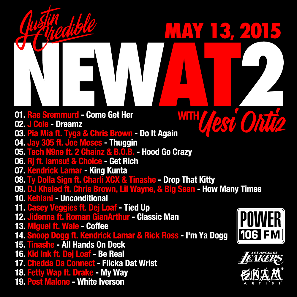 Justin Credible’s New At 2 Mix w/ Yesi Ortiz 5/13/15 (Audio)