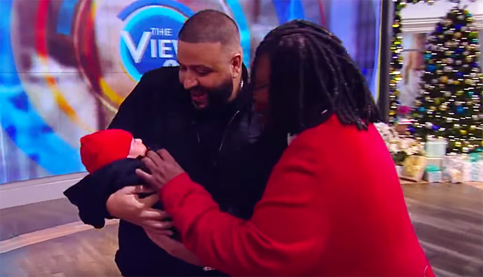 DJ Khaled Takes Son Asahd On “The View” [WATCH]