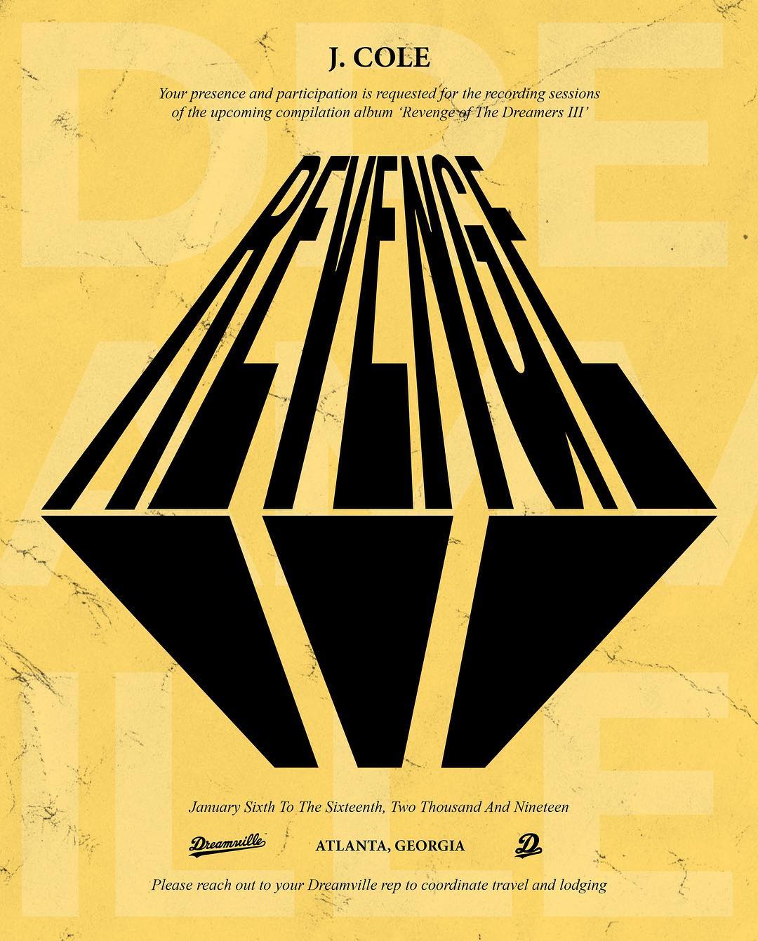 J. Cole Announces Dreamville’s Compilation ‘Revenge Of The Dreamers III’ [PEEP]