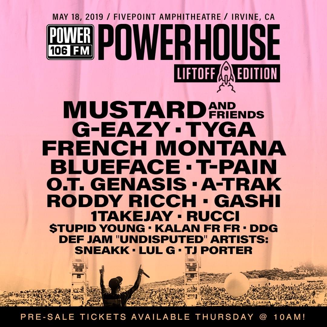 Power 106 #Powerhouse2019 Lineup Announced [PEEP]